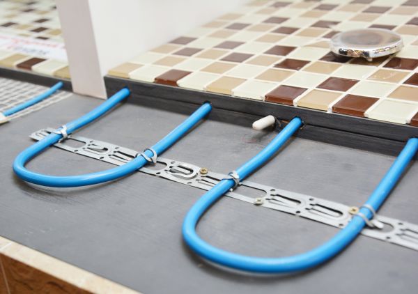 Bathroom Floor Heating Install