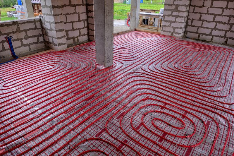 Products For Radiant Flooring Installations in use